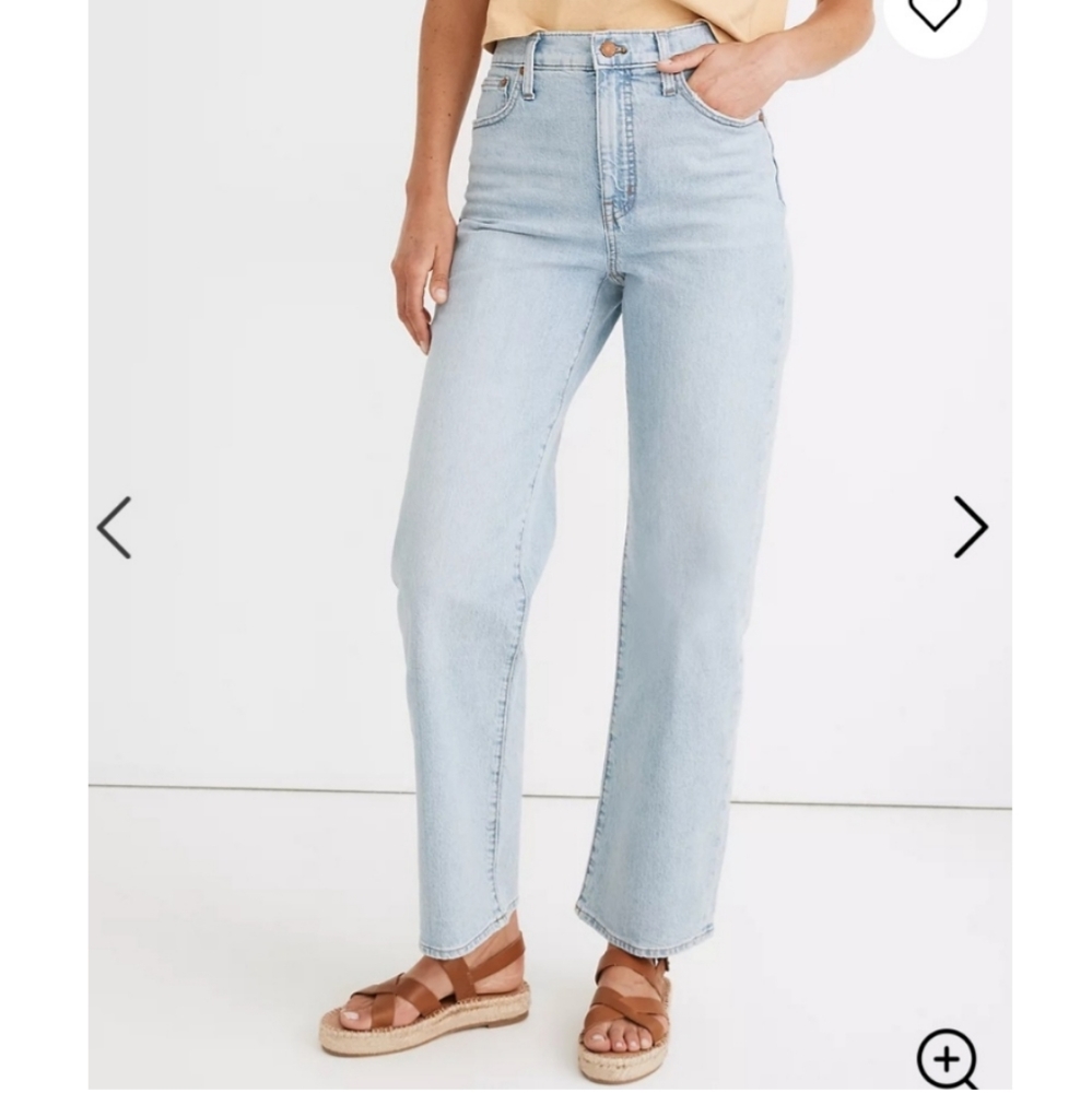 Madewell slim wide-leg full-length jeans